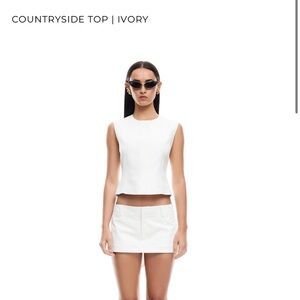 Lioness Ivory Courtside Top